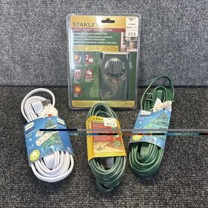 Stanley Light Timer~(2) Philips Indoor Extension Cord~(1) Stanley Extension Cord